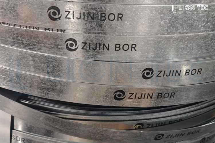 鋼帶UV噴墨客戶現場 噴印logo標識案例分享